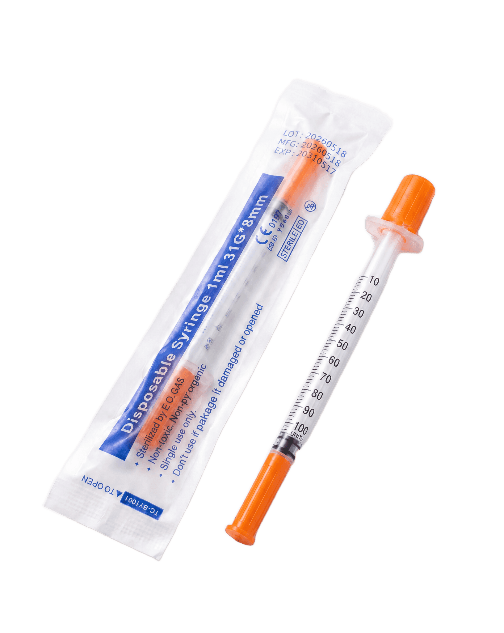 1ML SYRINGE SINGLES