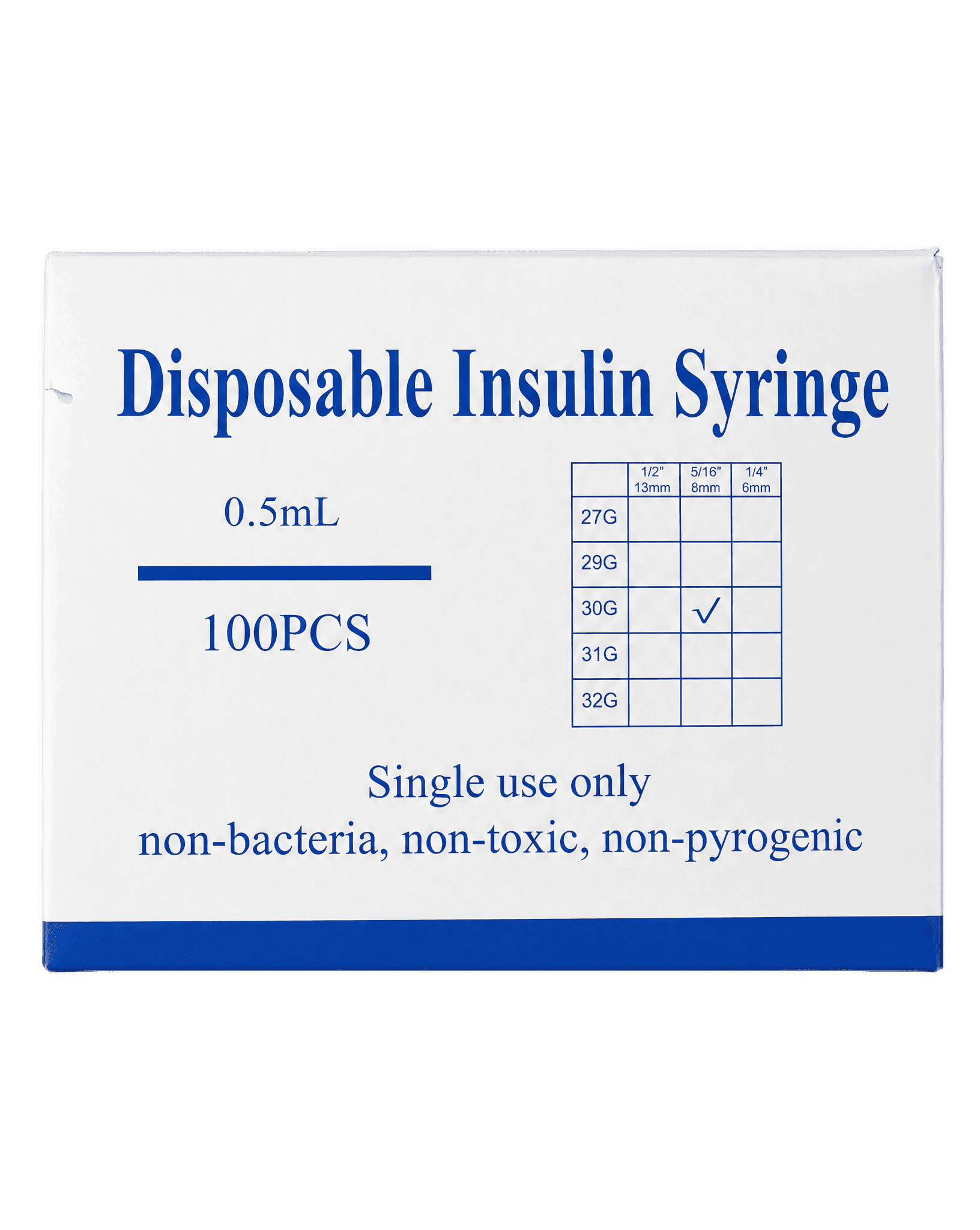 BOX 0.5ML SYRINGE
