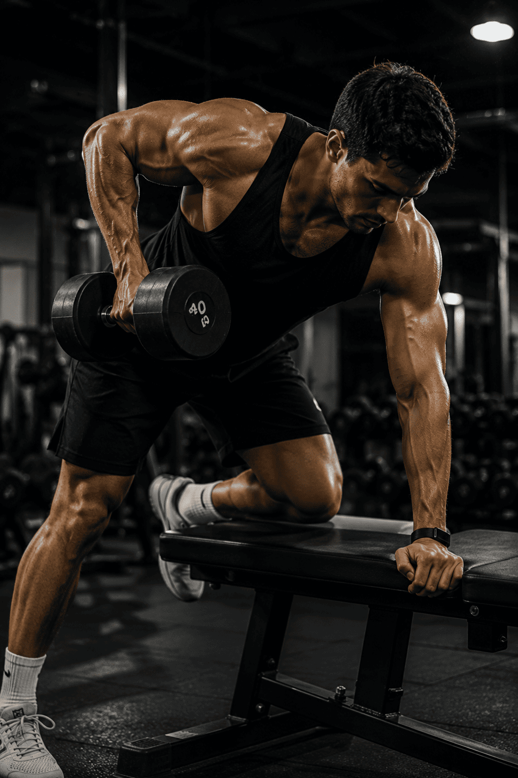 Strength training in the gym